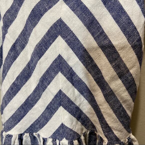 Carters Chevron Striped Nautical Summer Dress 5T - Picture 3 of 4